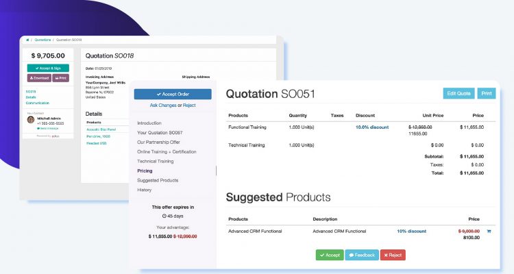 Gestion des ventes avec Odoo
